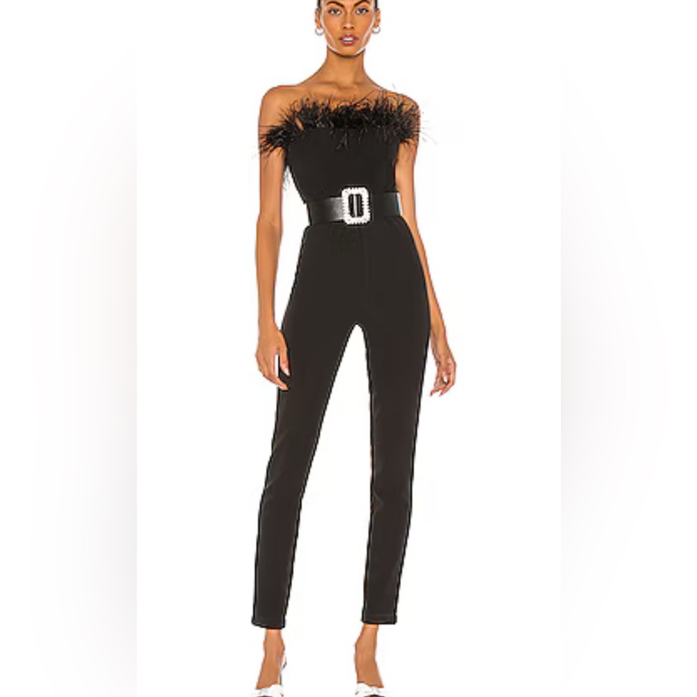 Bronx and Banco x REVOLVE Lola Feather Jumpsuit